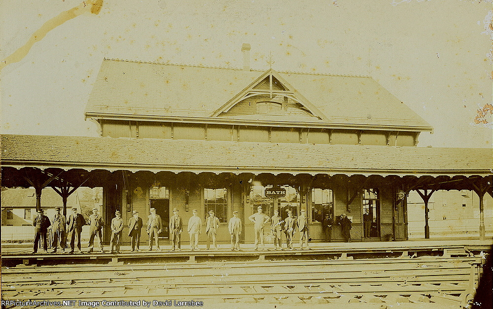 Waiting for the train